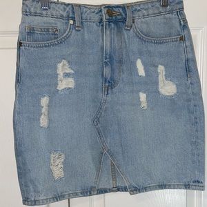 Denim skirt